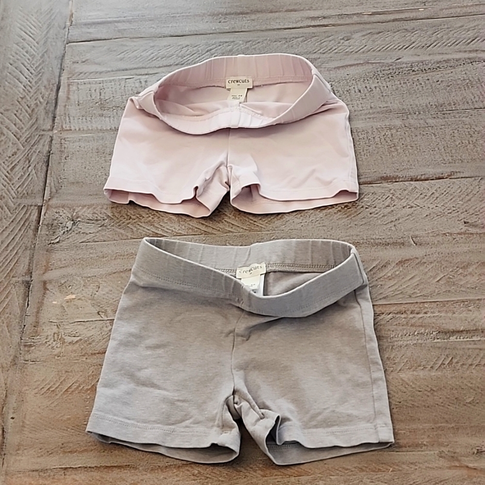 Toddler girls shorts crewcuts siz 4-5 set